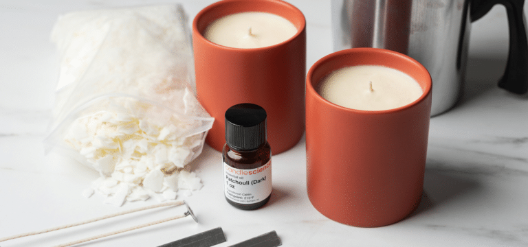 How much essential oil for 8oz candle?